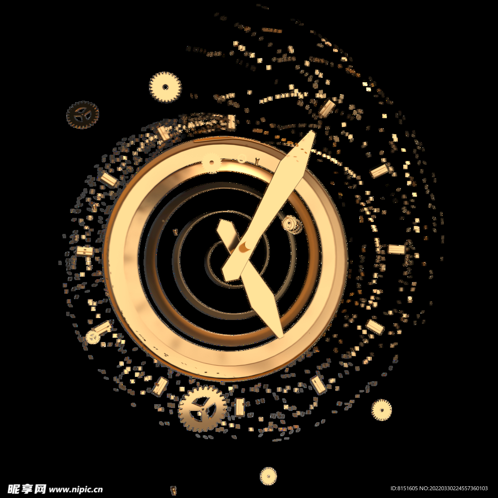 高清时钟png透明背景