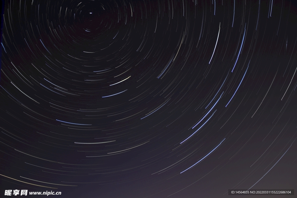 黑夜背景流星图