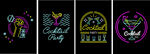 酒吧霓虹灯图案