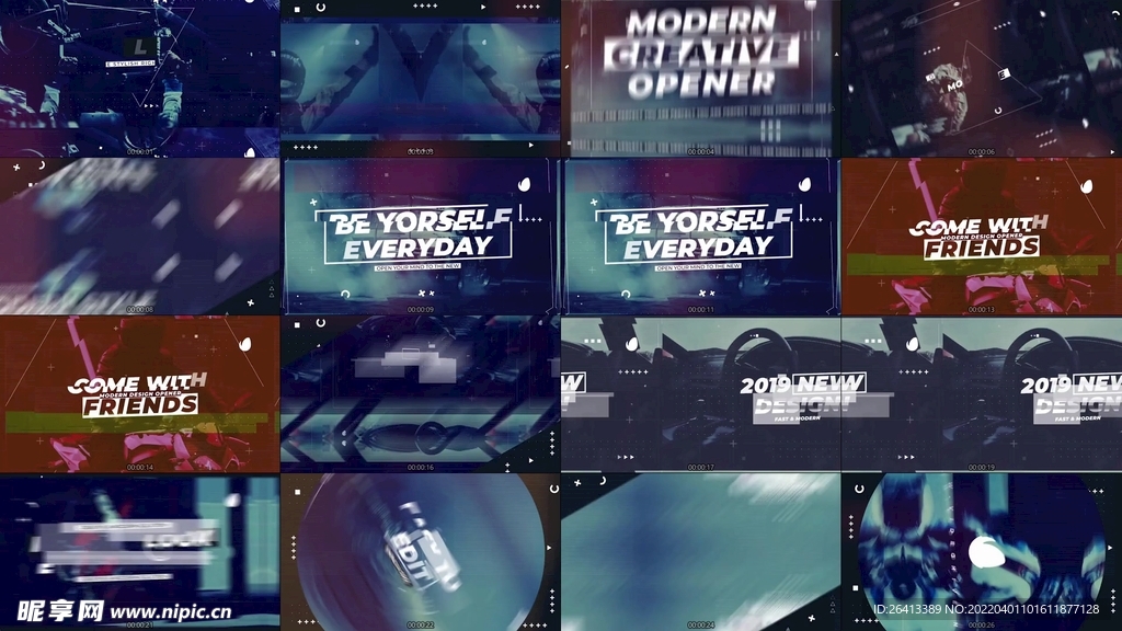 ae模板 文字动画 影视特效 