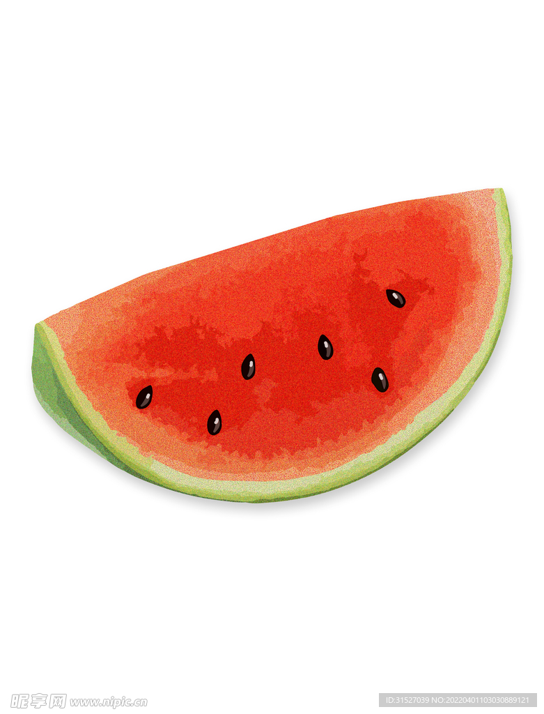 卡通西瓜块素材