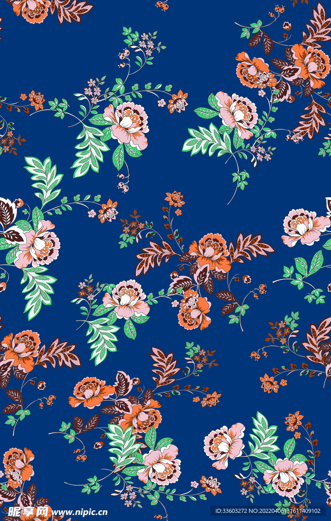 数码设计  腰果花  大牌方巾