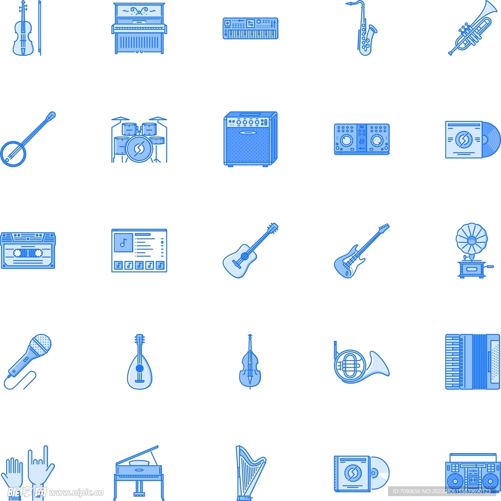 音频乐器图标