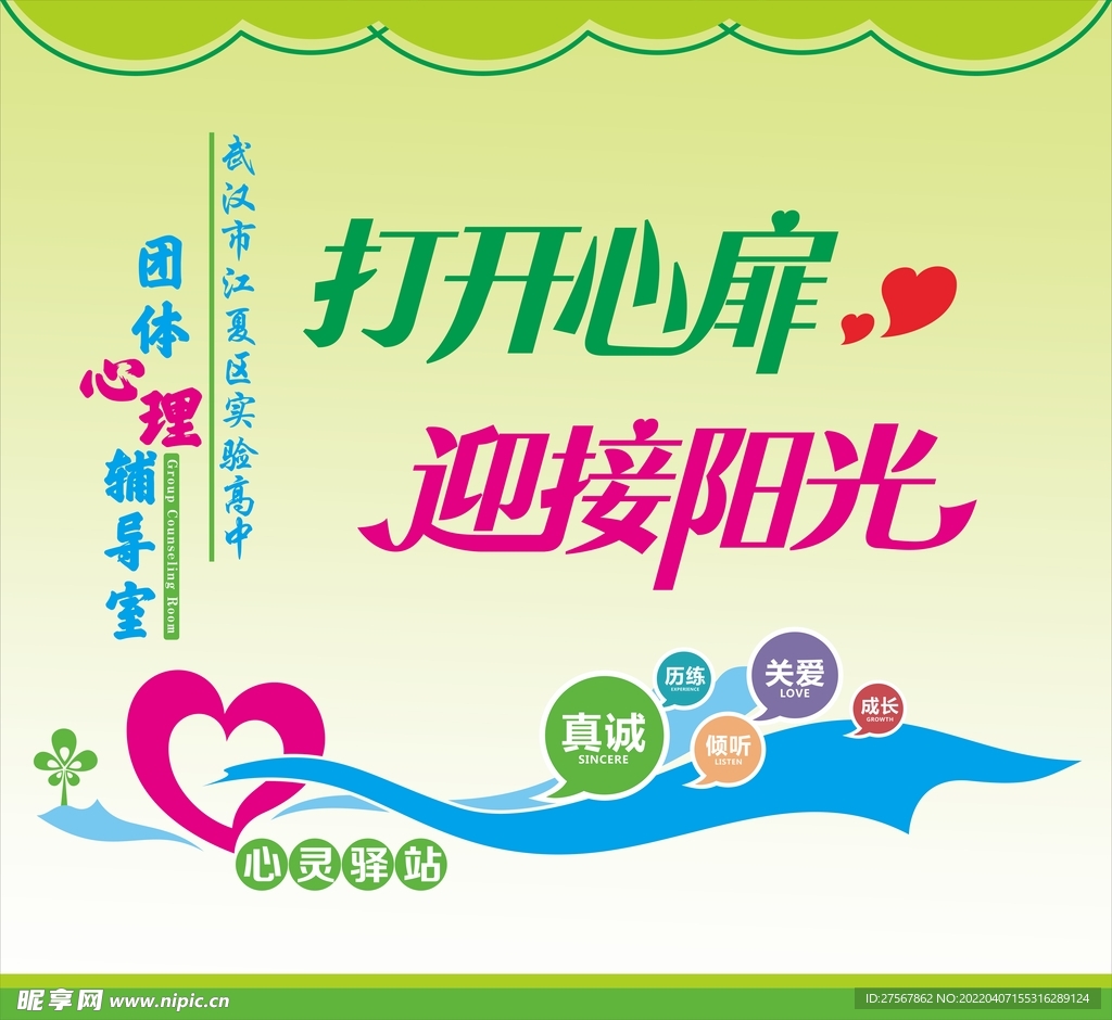 心理健康文化墙