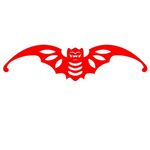 蝙蝠剪纸矢量超精细