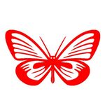 蝴蝶剪纸窗花矢量超精细