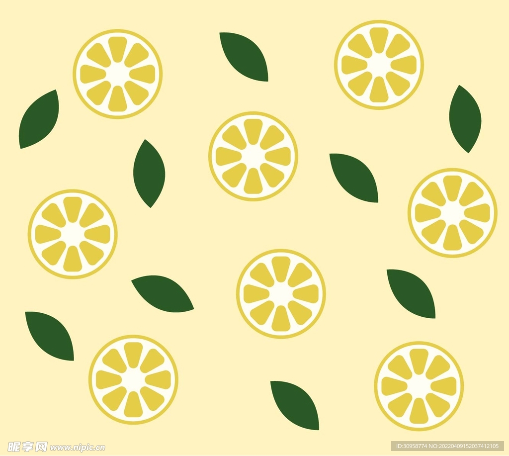 柠檬背景