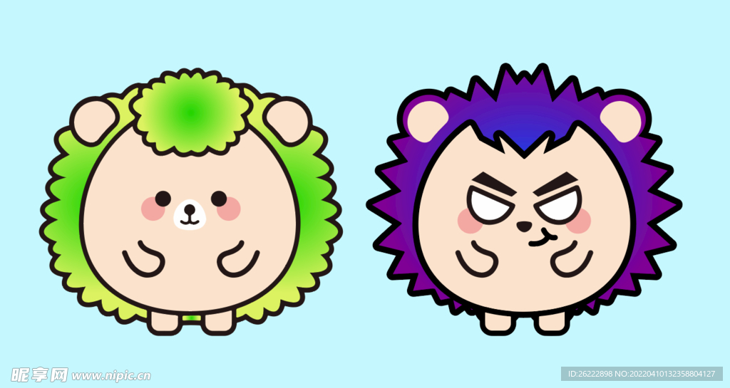 可爱小刺猬 炸裂刺猬  