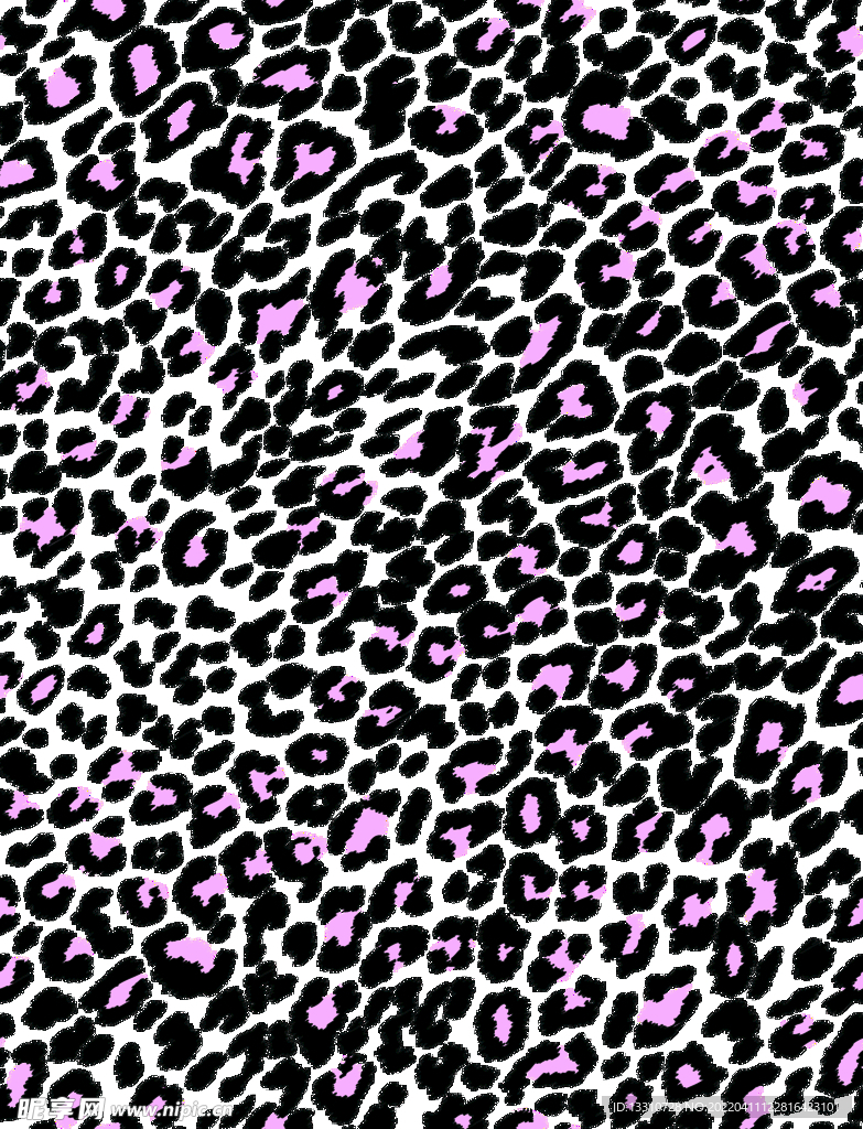 已分层豹纹素材