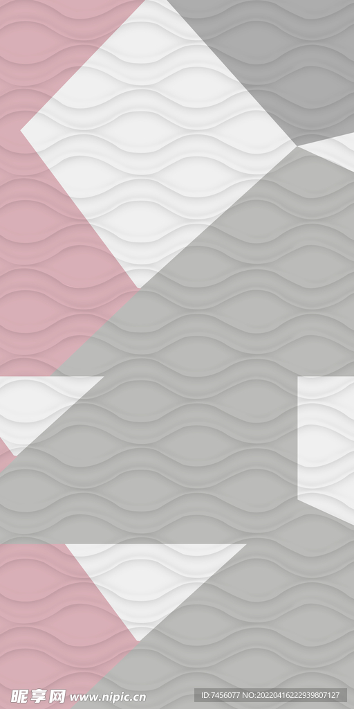 简约方块底纹艺术玄关过道