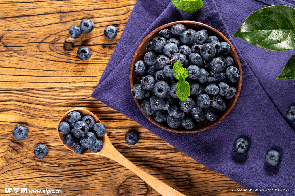 新鲜蓝莓水果