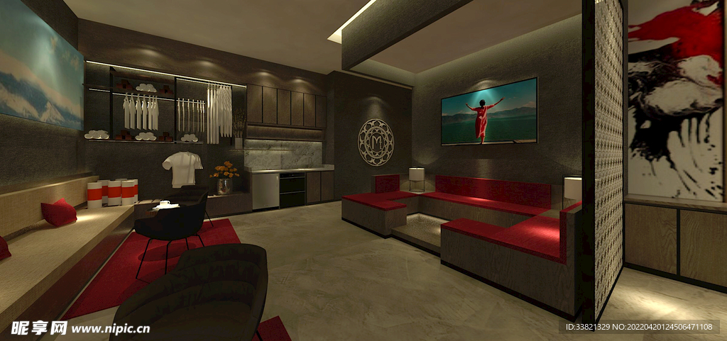 瑜伽馆装修效果图