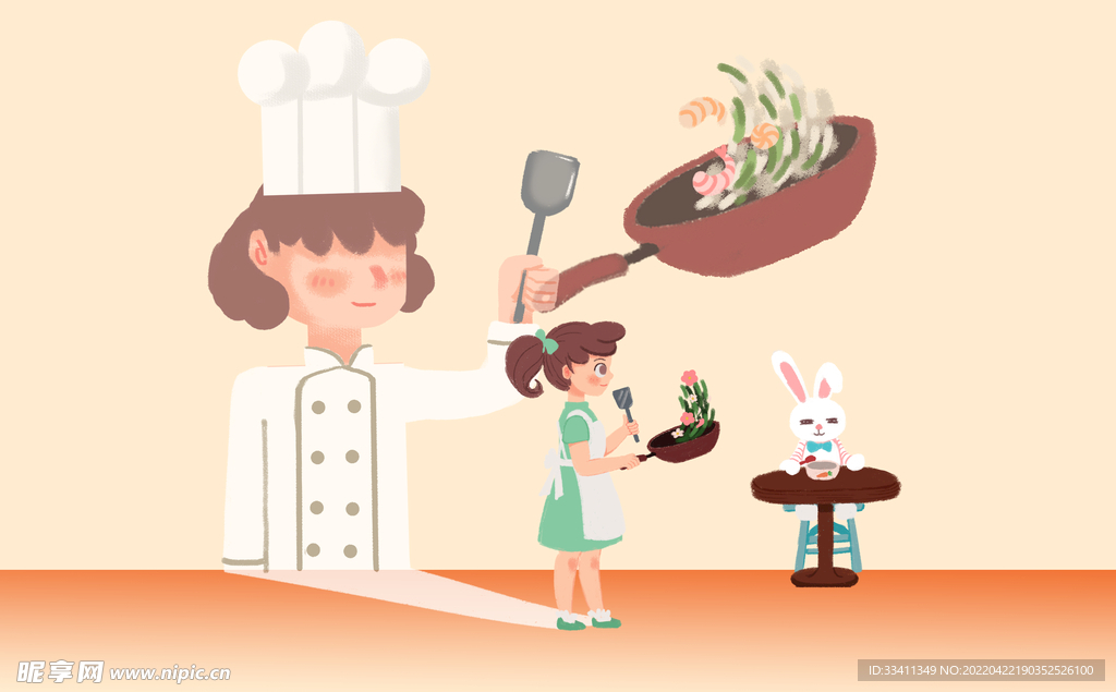 五一劳动节插画图片