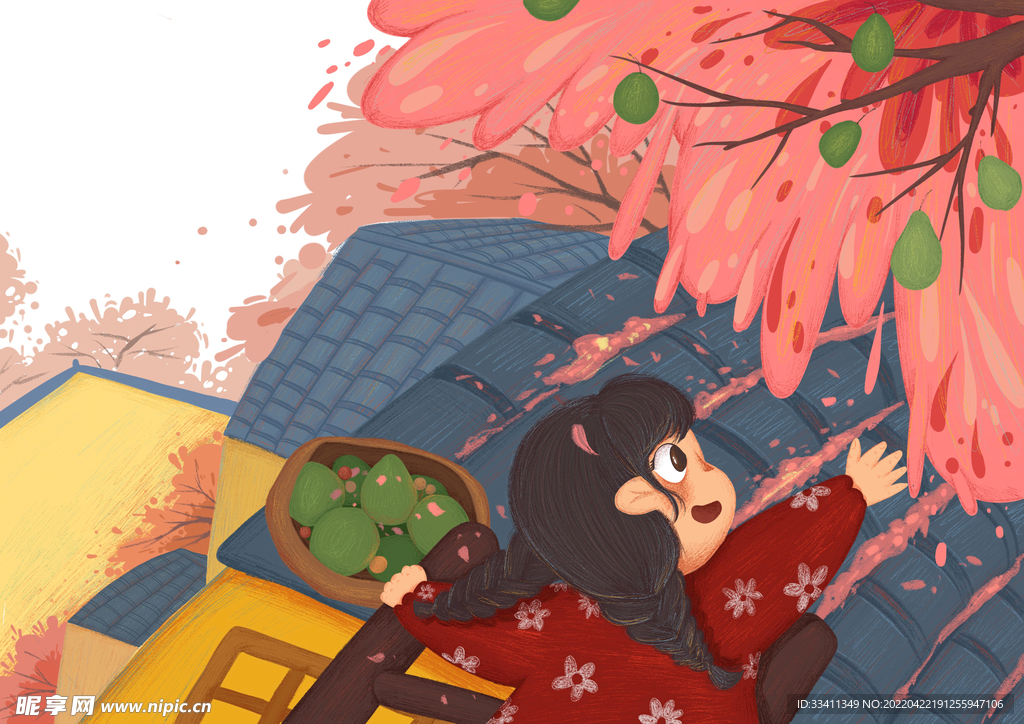 五一劳动节插画图片