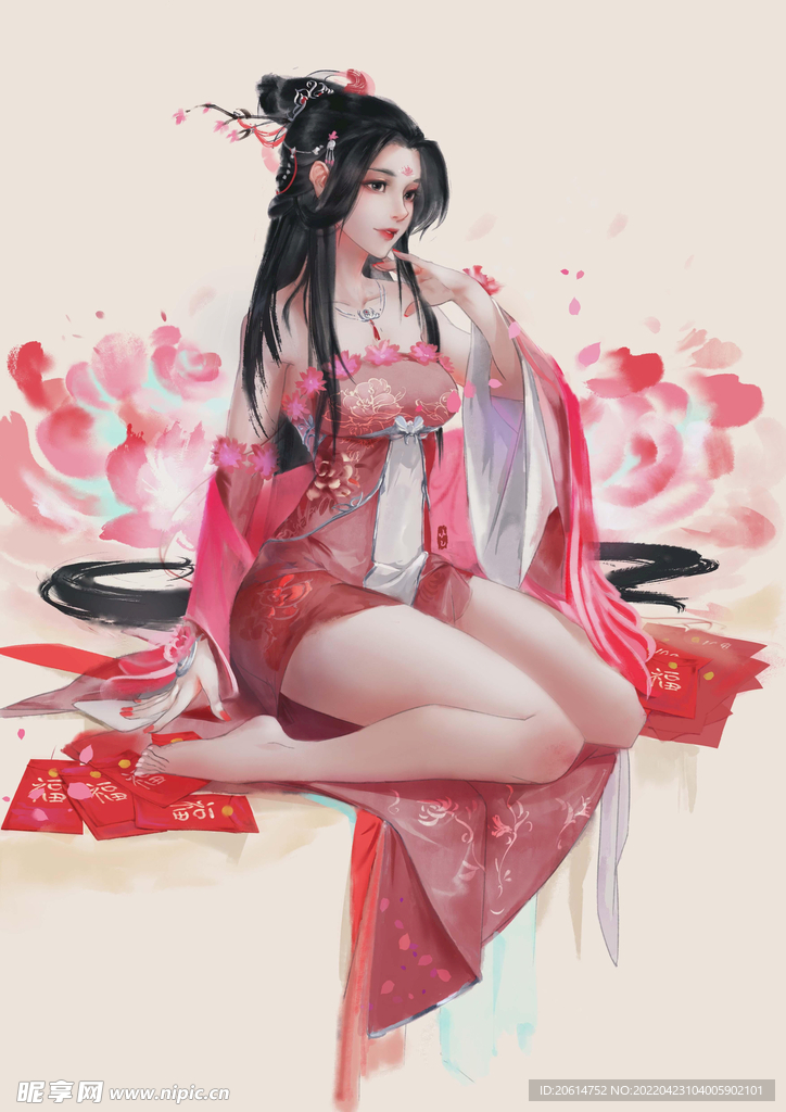 中国风动漫女孩