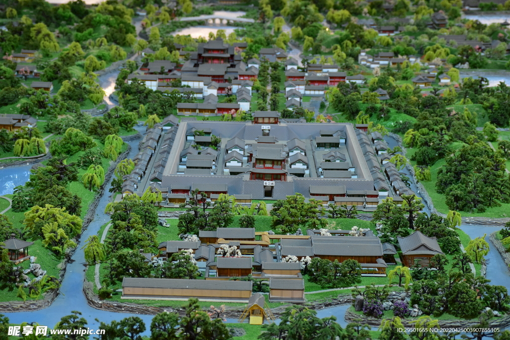 古建筑园林景观模型沙盘