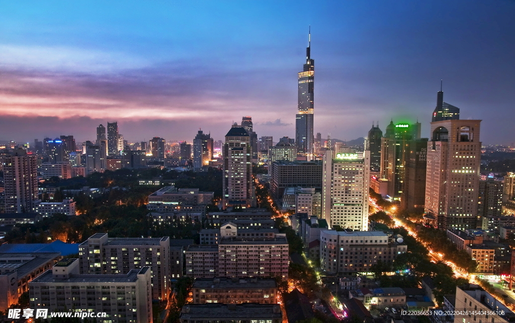 南京城市夜景