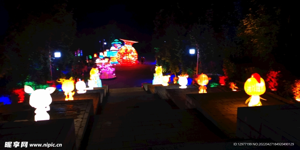 十二生肖灯光秀