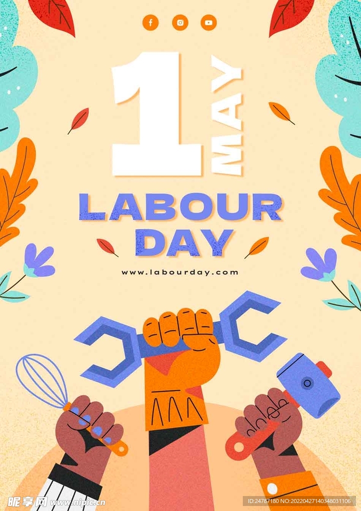劳动节海报