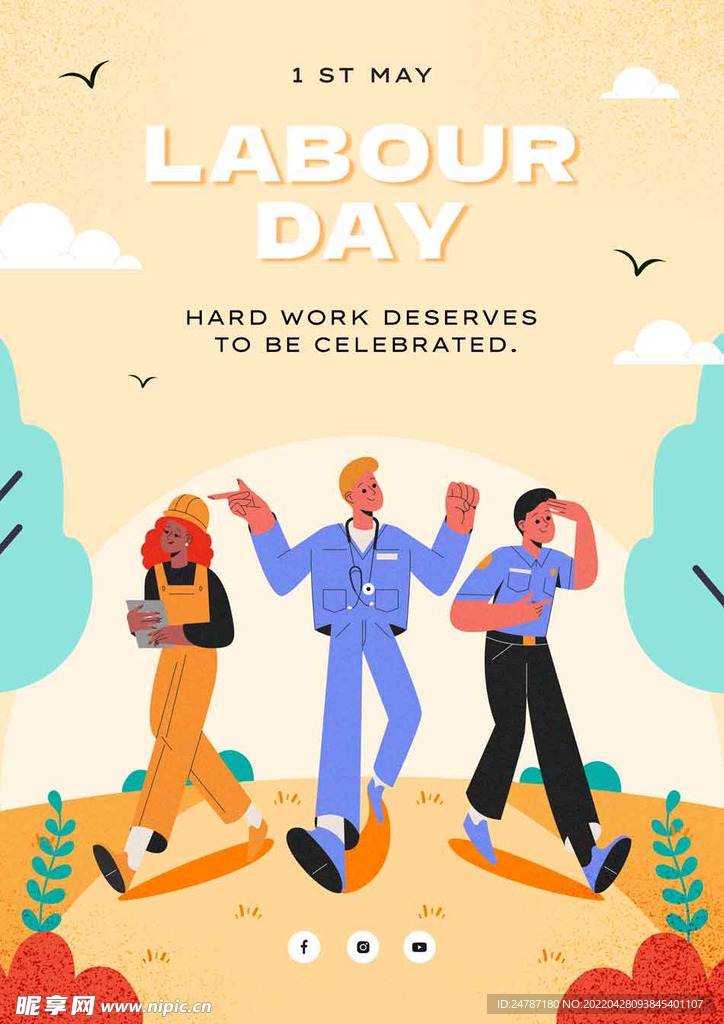 劳动节海报