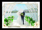 婚礼迎宾背景