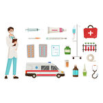 医疗医药图标矢量元素