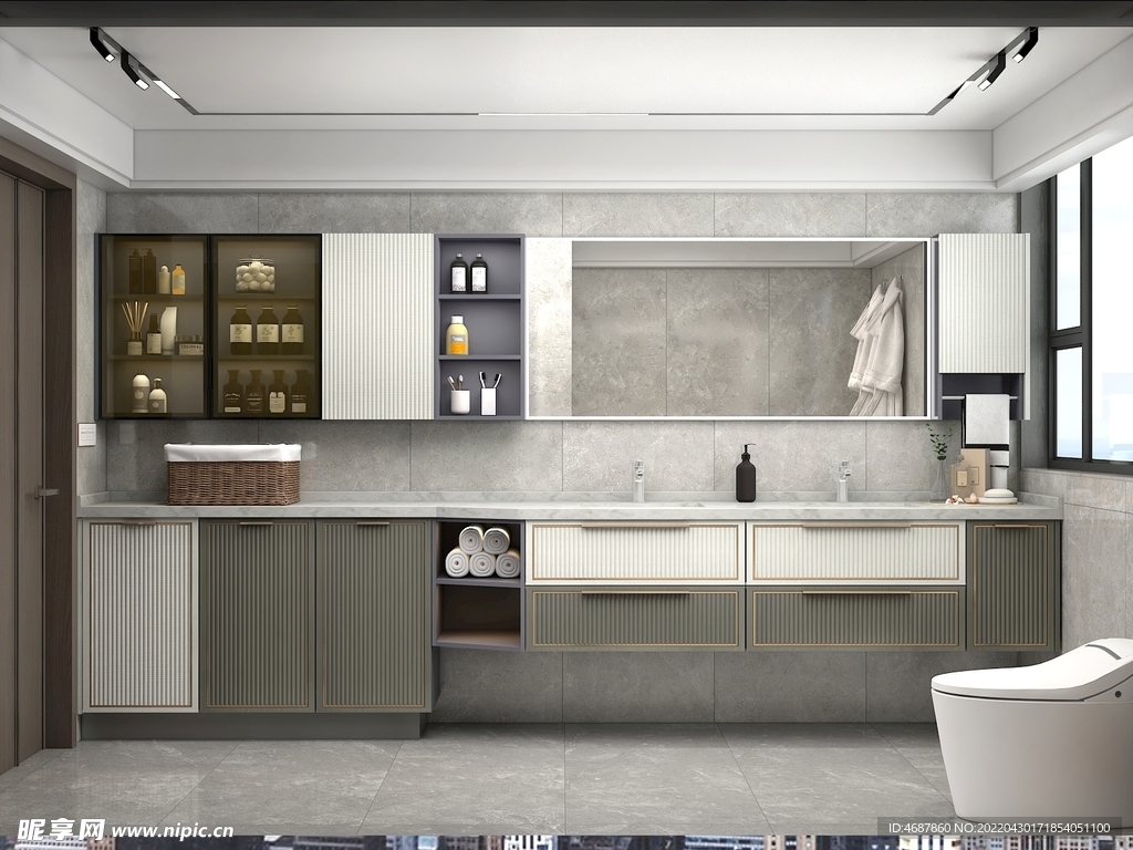 轻奢定制浴室柜