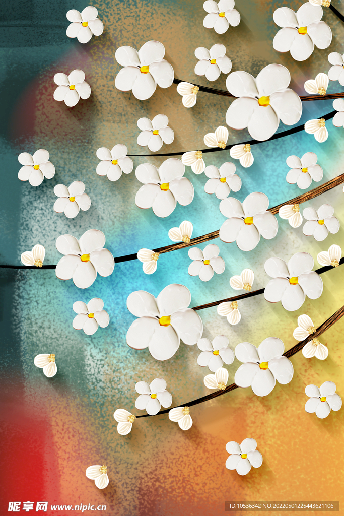 北欧式麋鹿三联画