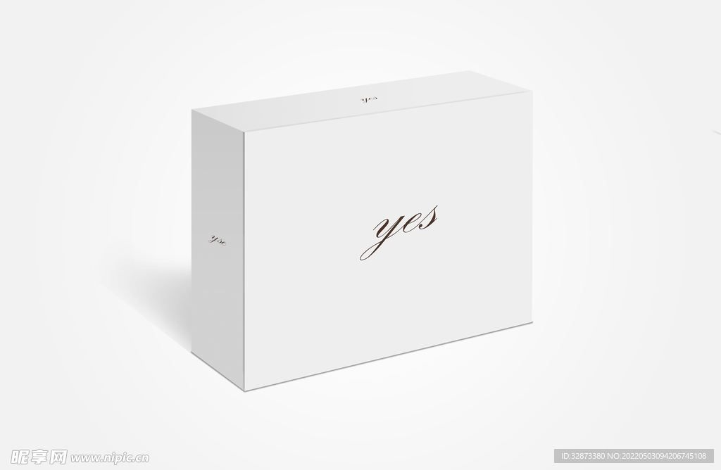 ps高档包装盒样机效果图