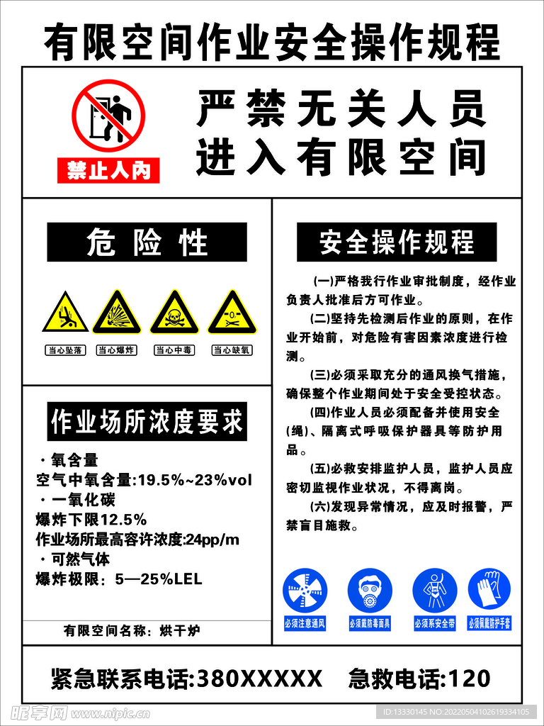 有限空间作业安全操作规程
