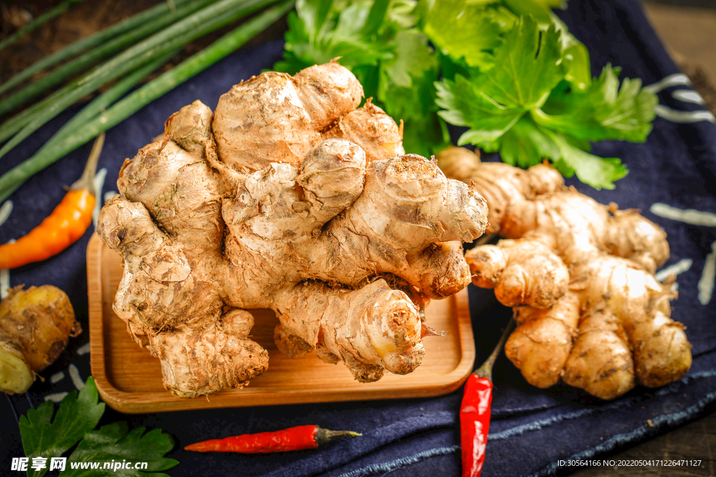 新鲜生姜食材