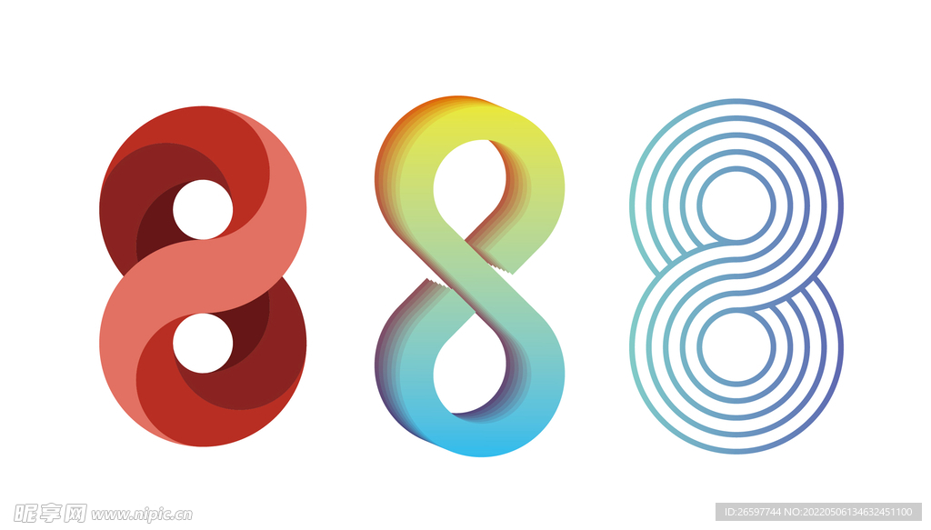 多彩科技数字8