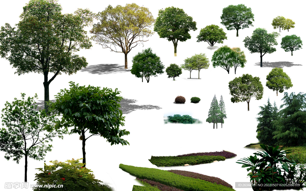 PS绿化设计后期素材