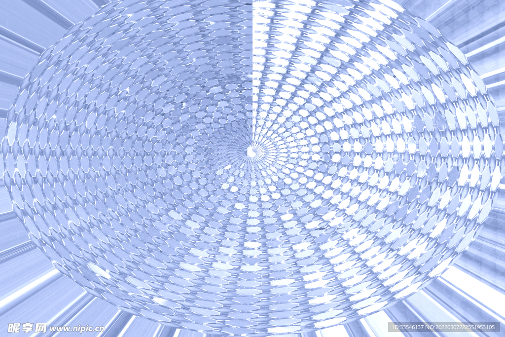 蓝色发散背景
