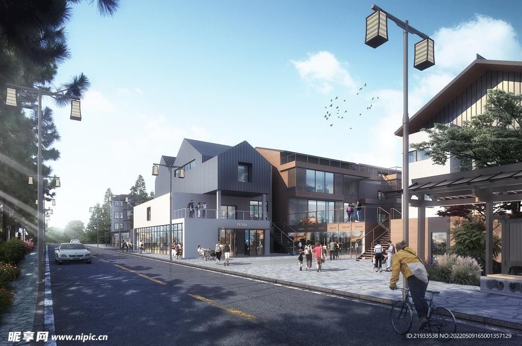 写实乡村道路改民宿旅游景观设计