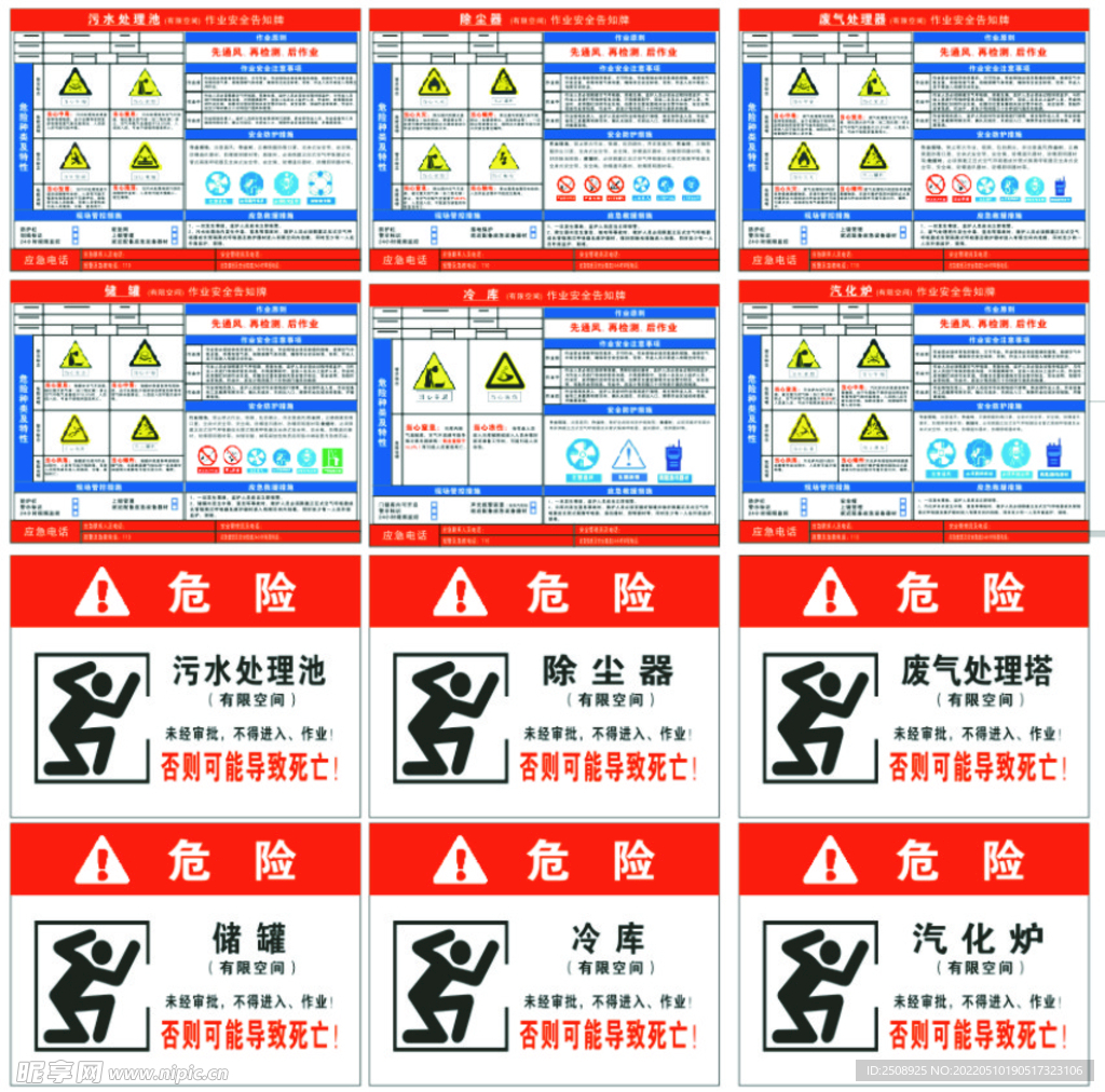有限空间告知牌