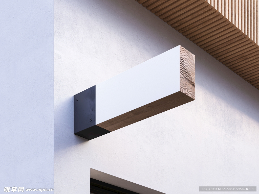 户外店招指示牌样机素材图片