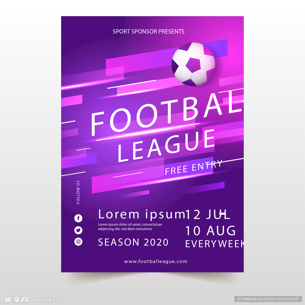 足球海报