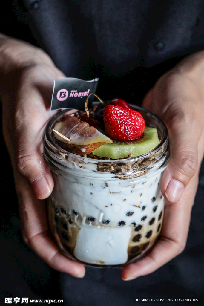 冰淇淋甜品高清摄影照片