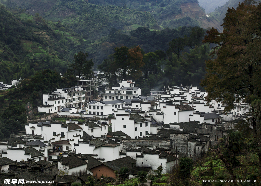 户外乡下小村庄