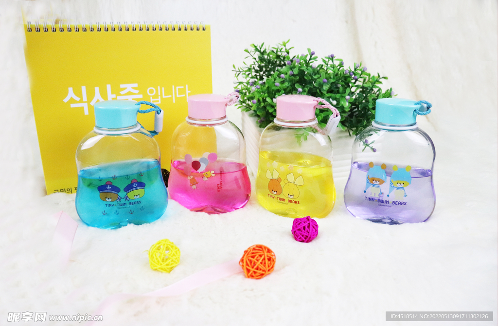 夏季出行卡通儿童可爱随行杯运动