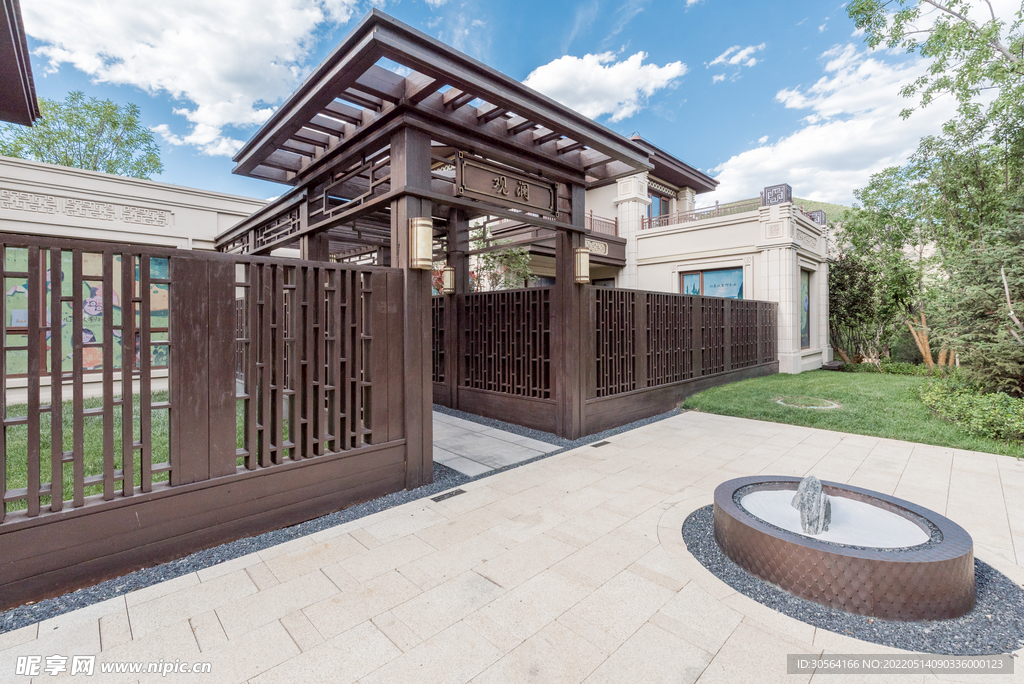 户外大气别墅庭院