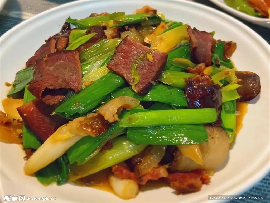 蒜苗炒腊肉