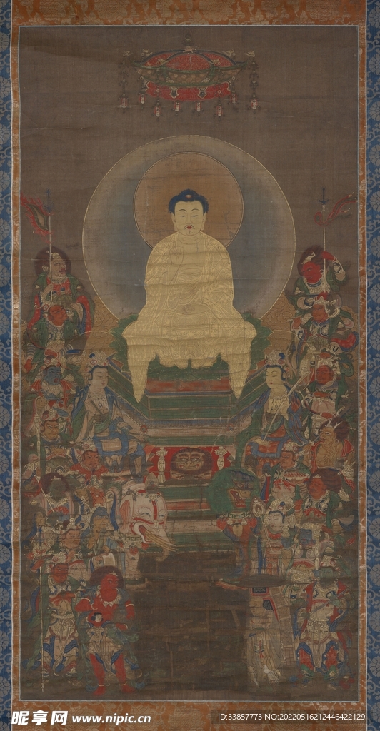 釈迦十六善神像