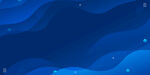 蓝色渐变科技感线条曲线流体