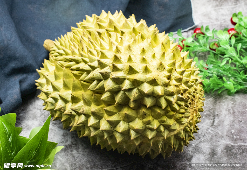 榴莲特写摄影图