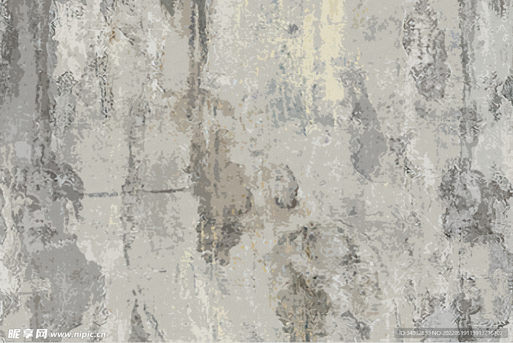 侘寂ins风地毯 北欧抽象地毯