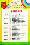 七年级好习惯