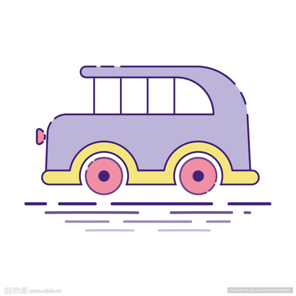 ui小车矢量icon图标