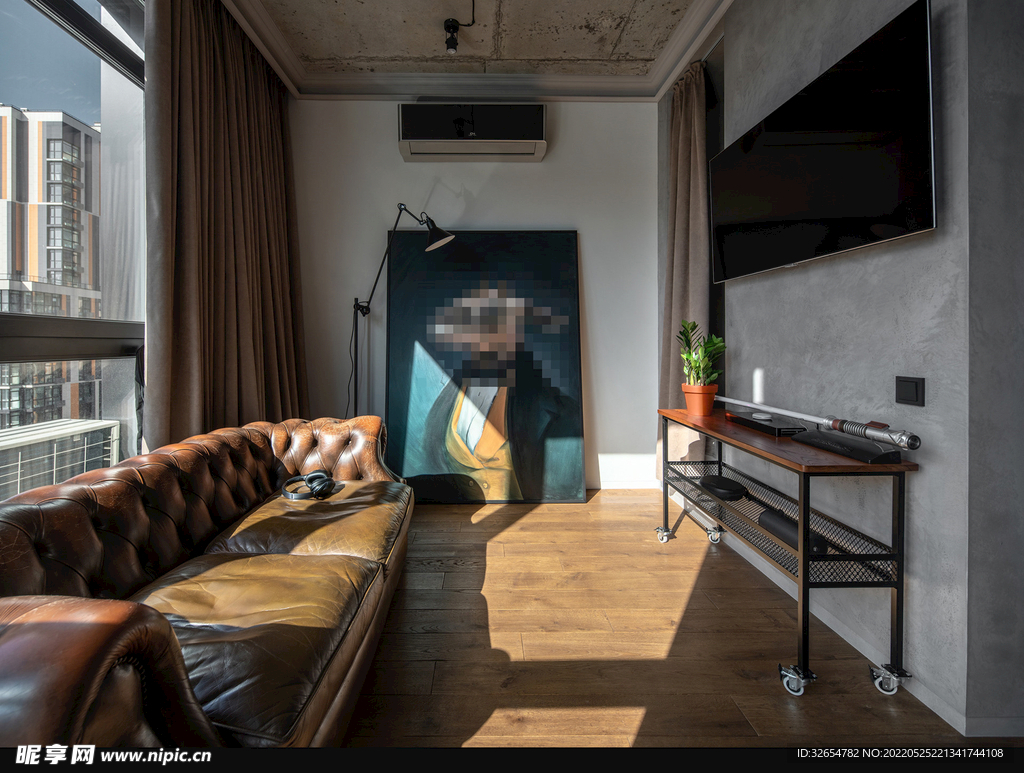 现代轻奢客厅沙发场景